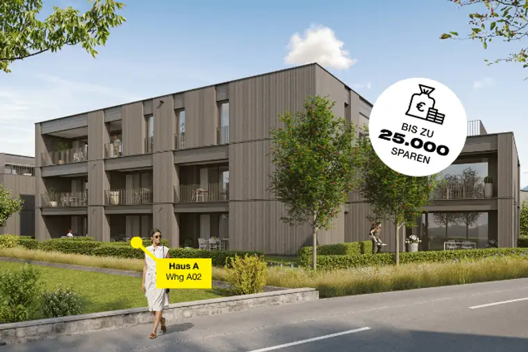 2-Zimmerwohnung mit Garten | A02