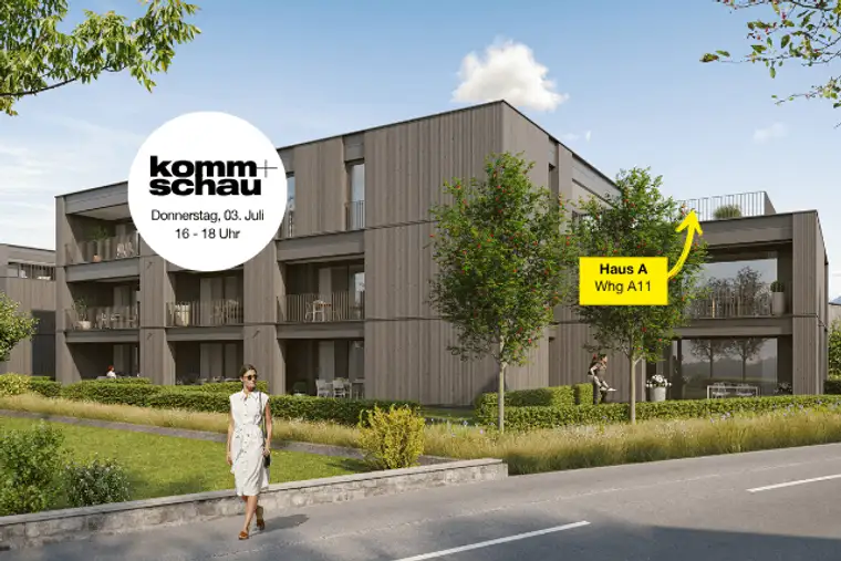 4-Zimmer-Dachgeschosswohnung mit traumhafter Terrasse | A11
