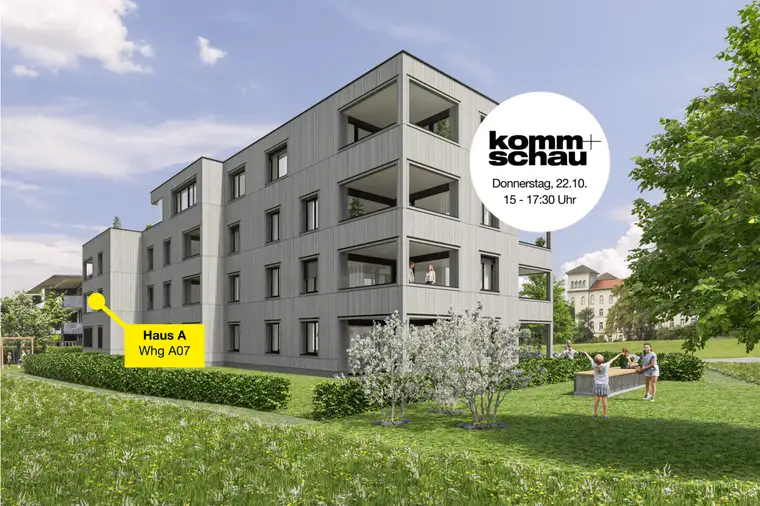 Sonnige 3-Zimmer-Terrassenwohnung | A07