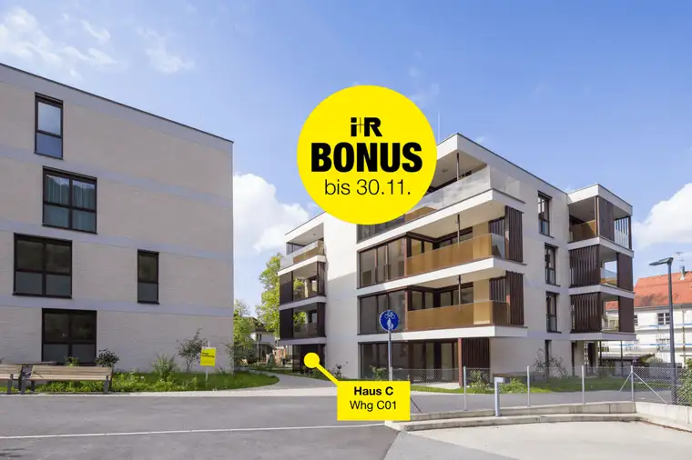 Zentrale 3-Zimmer-Gartenwohnung | C01