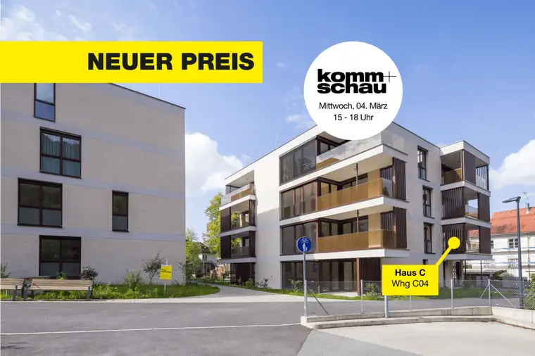 Große 2-Zimmer-Terrassenwohnung | C04