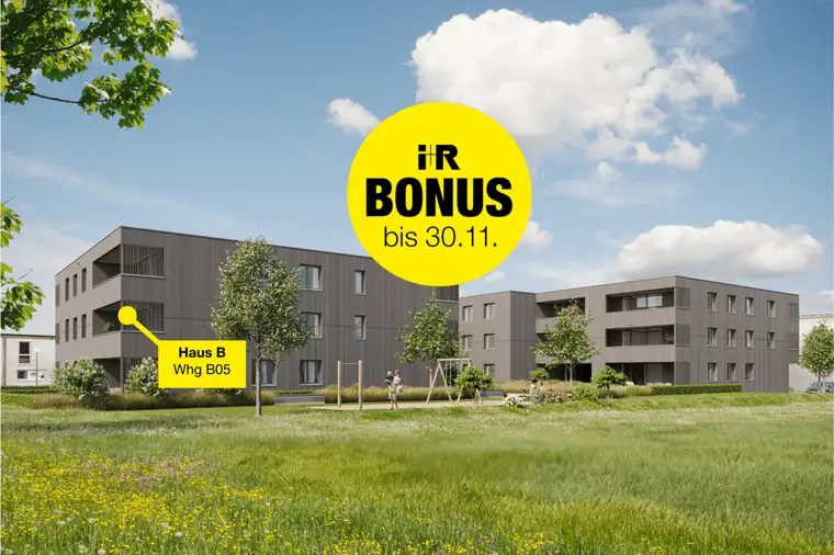 Lichtdurchflutete 3-Zimmer-Terrassenwohnung | B05