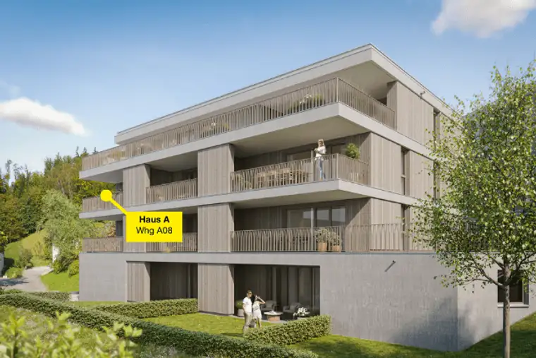 3-Zimmerwohnung mit Terrasse | A08