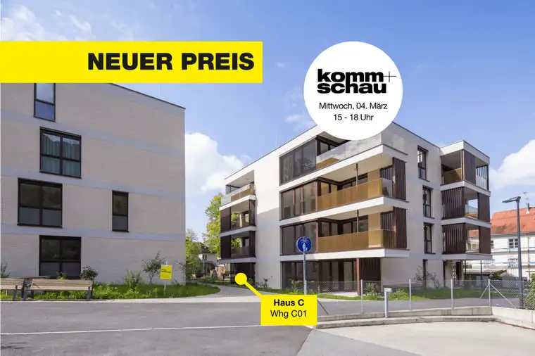 Zentrale 3-Zimmer-Gartenwohnung | C01