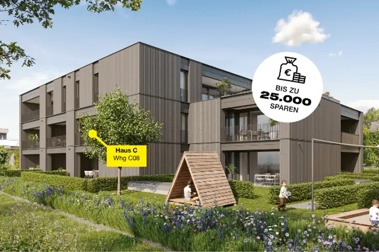 3-Zimmerwohnung mit Terrasse | C08