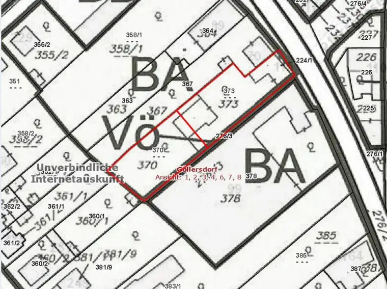 NÄHE HOLLABRUNN/STOCKERAU - WUNDERSCHÖNER BAUGRUND, FÜR 8 WOHNEINHEITEN BAUBEWILLIGT!