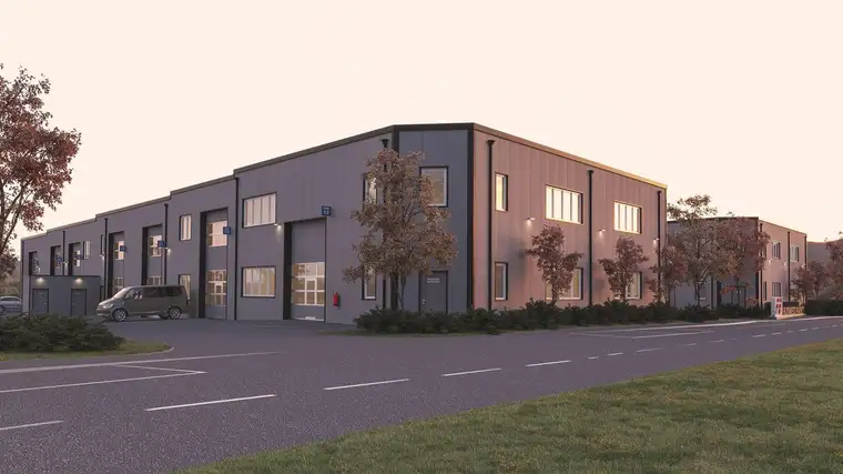 Neue Gewerbehallen in mehreren Größen bezugsfertig Schlüsselfertig mit GRUNDEIGENTUM