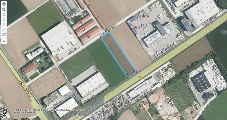 NEUBAUBÜRO 1200 bis 2000 m2 im OG direkt an der B 1 in Hörsching- Fertigstellung Herbst 26