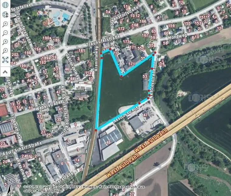 Grundstück mit B Widmung - nur als ganze Fläche verkaufbar 50 % Käufer wäre vorhanden 18.000 m2 noch verfügbar