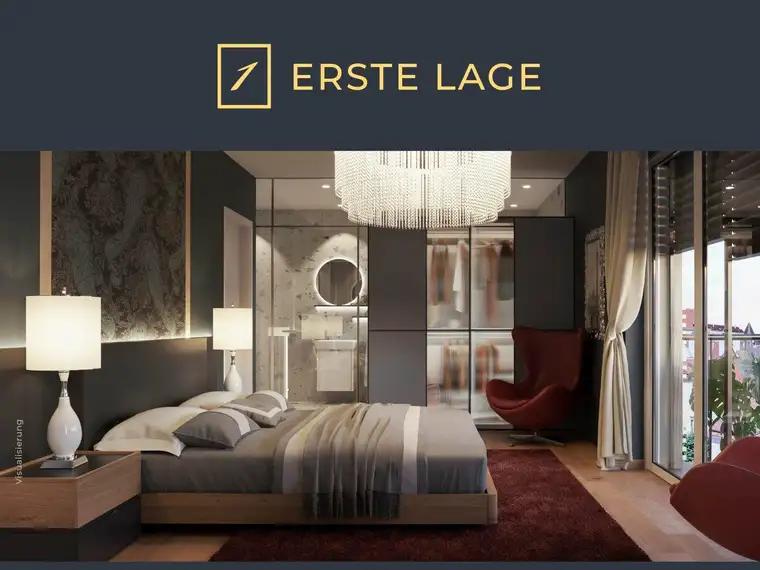 ERSTE LAGE: Lichtdurchflutete 64 m² Penthouse-Wohnung mit großzügigem 12,20 m² Balkon