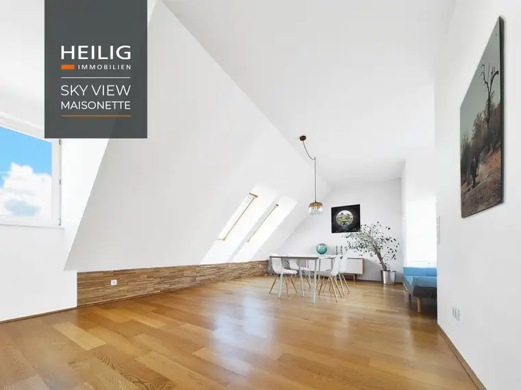 143 m² Dachgeschoß-Maisonette mit zwei Dachterrassen im Herzen des 2. Bezirks, nahe Prater!