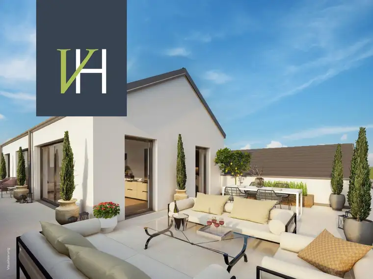 Langenlois, 3-Zimmer-Penthouse-Eigentumswohnung: 142 m² Wfl., 84 m² Terrasse
