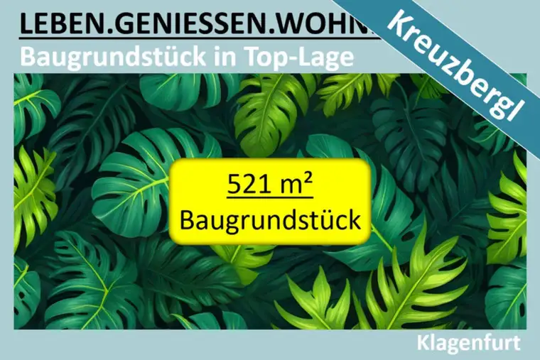 BAUGRUNDSTÜCK IN TOP-LAGE