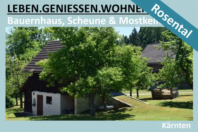 BAUERNHAUS, SCHEUNE &amp; MOSTKELLER