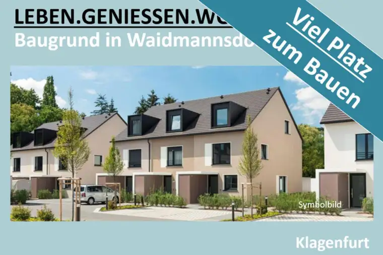 GROßES BAUGRUNDSTÜCK IN WAIDMANNSDORF
