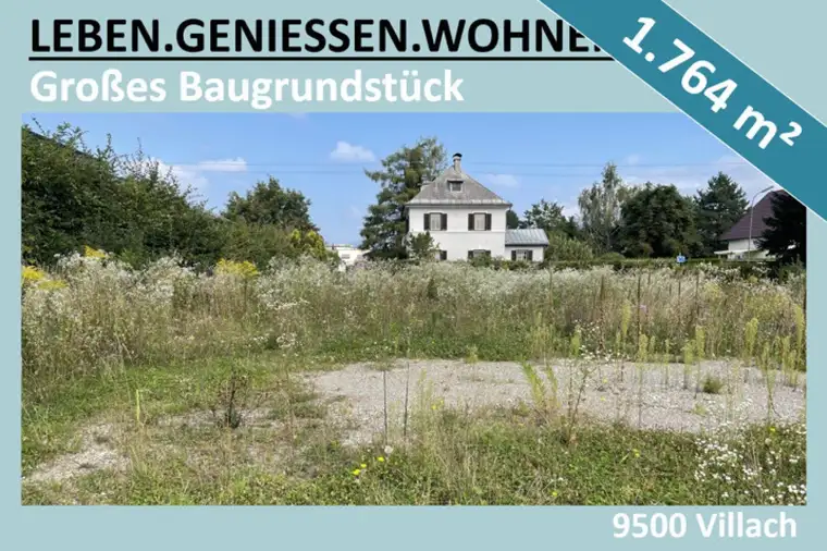 GROSSES BAUGRUNDSTÜCK MIT 1.764 M2