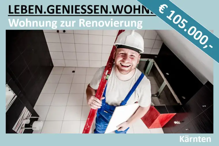 WOHNUNG ZUR RENOVIERUNG MIT FIXEM BESICHTIGUNGSTERMIN AM MITTWOCH, 27.8.2025 UM 18:00 UHR