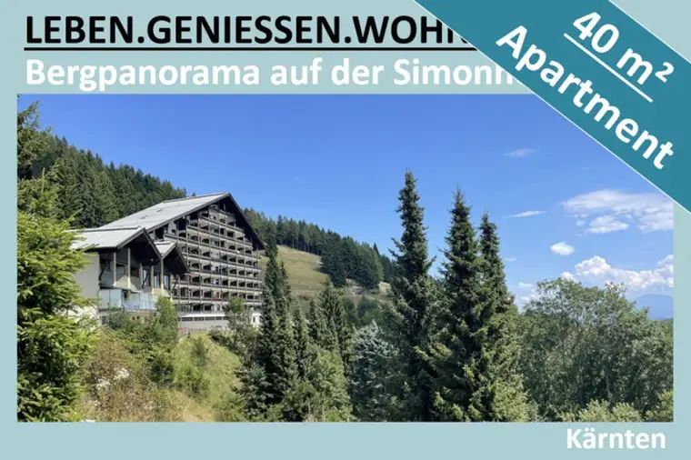 BERGPANORAMA AUF DER SIMONHÖHE - 40 M² APARTMENT