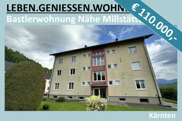BASTLERWOHNUNG NÄHE MILLSTÄTTER SEE