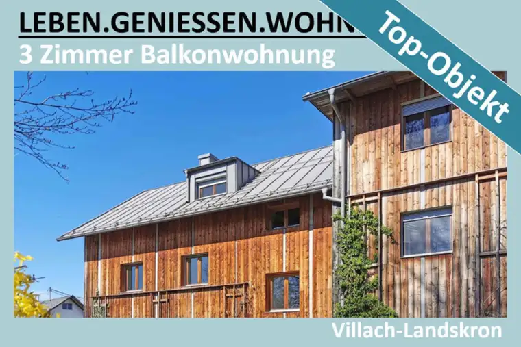 DREI ZIMMER BALKONWOHNUNG IN VILLACH