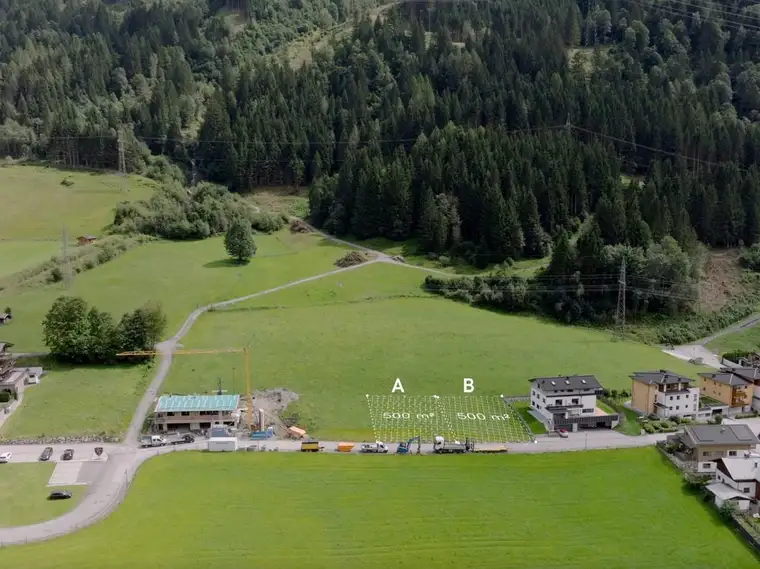 Sonniges Baugrundstück (B) – zentrumsnah und ruhig