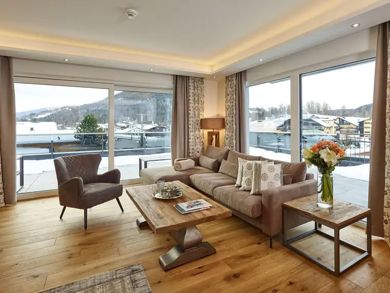139 m² Ferien-Penthouse mit Dachterrasse inkl. Hotelservice in modern rustikalem Ambiente