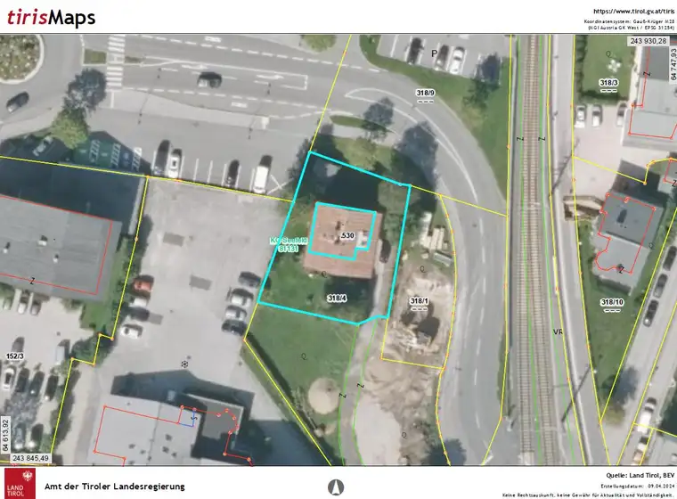 Ortskern: Zentrales Grundstück mit Haus mitten in Seefeld zu verkaufen