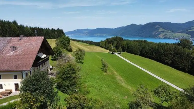 ID 726 Bauernhaus über dem Attersee mit Badeplatz