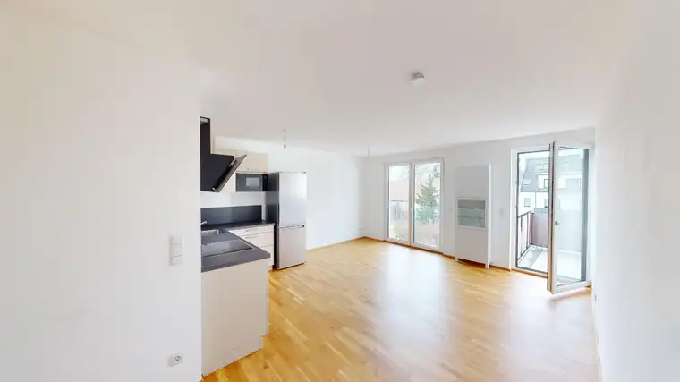 360°-Tour // Neuwertige und zentral gelegene 3-Zimmer-Wohnung in Bisamberg mit Balkon und Freistellplatz