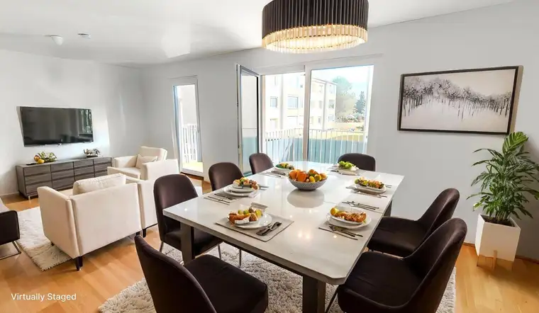 3 Zimmer-Wohnung mit Balkon am Fuße des Bisambergs