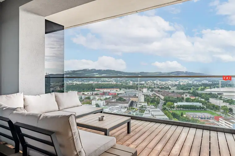 Bruckner Tower Linz - wohnen über den Dächern der Stadt