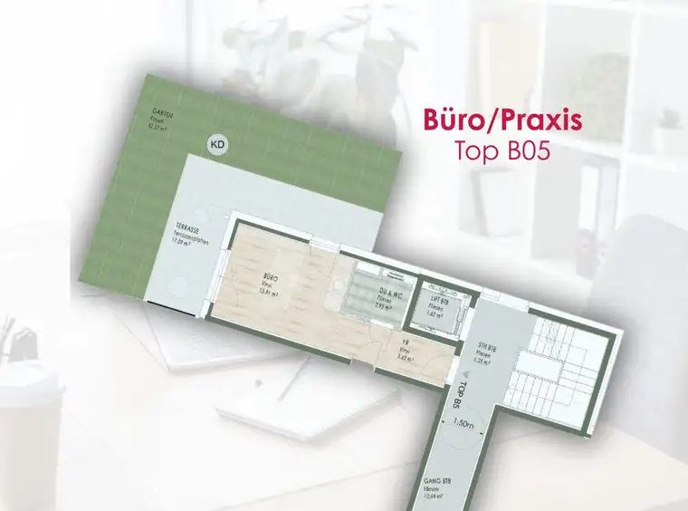 Smartes Einzelbüro / Top B05