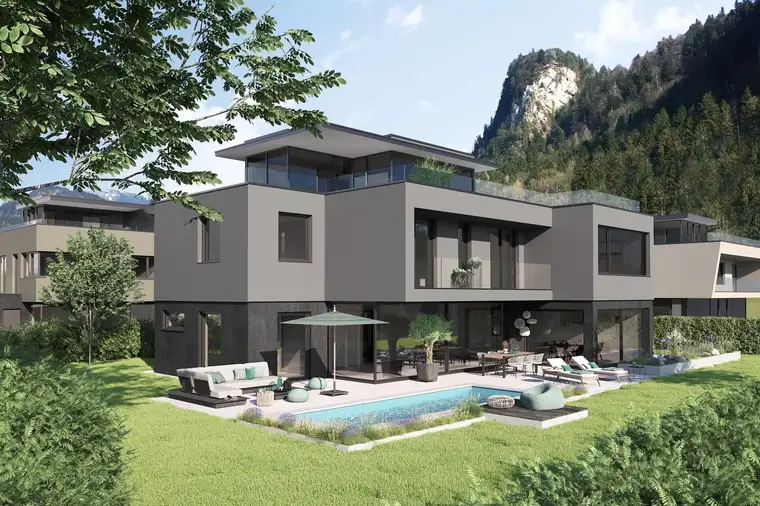 GREEN VILLAGE KUFSTEIN - Exklusives Grundstück inkl. Baubescheid für Villa in erstklassiger Lage