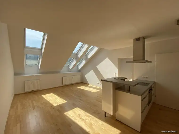 Dachgeschosswohnung mit Altbau Charakter und kleiner Terrasse im Zentrum