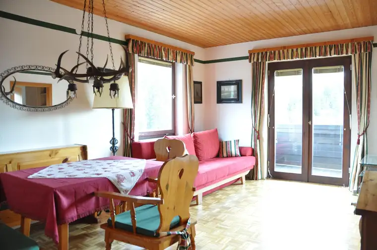 2 Zi. - FERIEN-MIET-WOHNUNG mit großartiger Aussicht auf das Gasteinertal, inkl. großem Balkon und privater GARAGE direkt beim Haus
