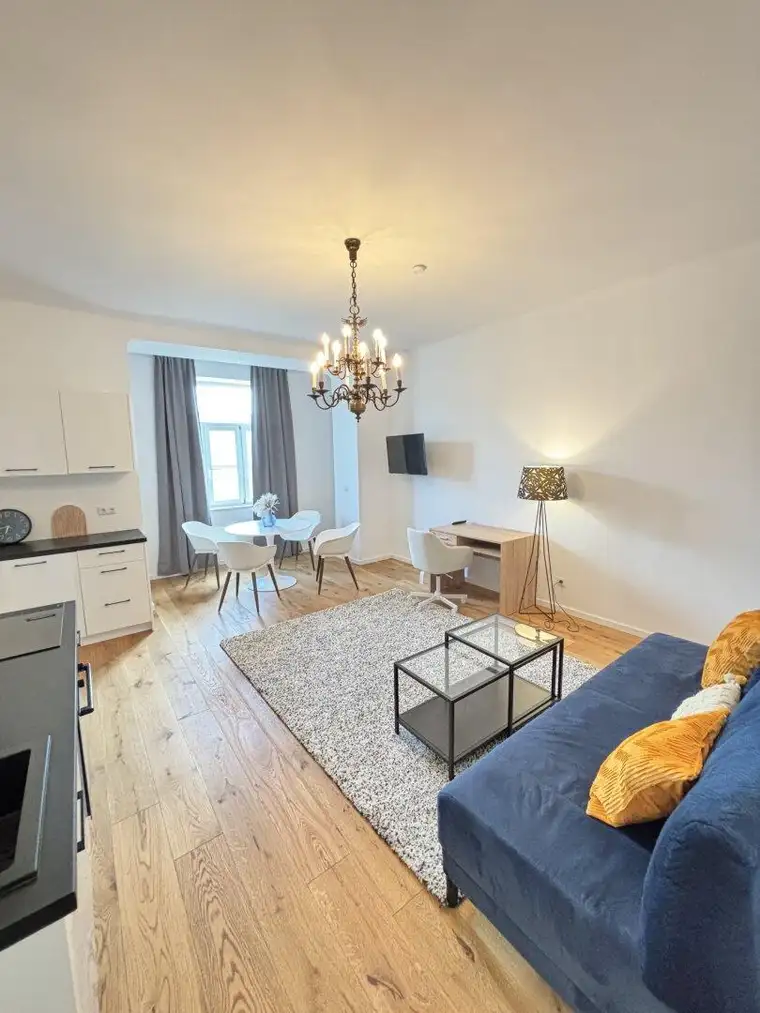 möblierte Mietwohnung mit Balkon