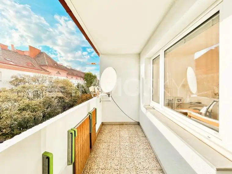 Sonnige Loggia - Top geschnitten nahe U1 Kaisermühlen und Neue Donau!