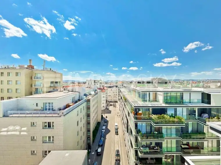 Ausblick, Terrasse und Stellplatz - Dachmaisonette nahe U4 Stadtpark!