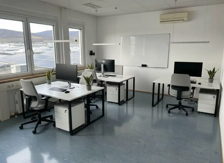 Create your office: Moderne, flexible Büroflächen mit Klimaanlage im IZ-NÖ Süd - Raumeinteilung nach Mieterwunsch möglich.