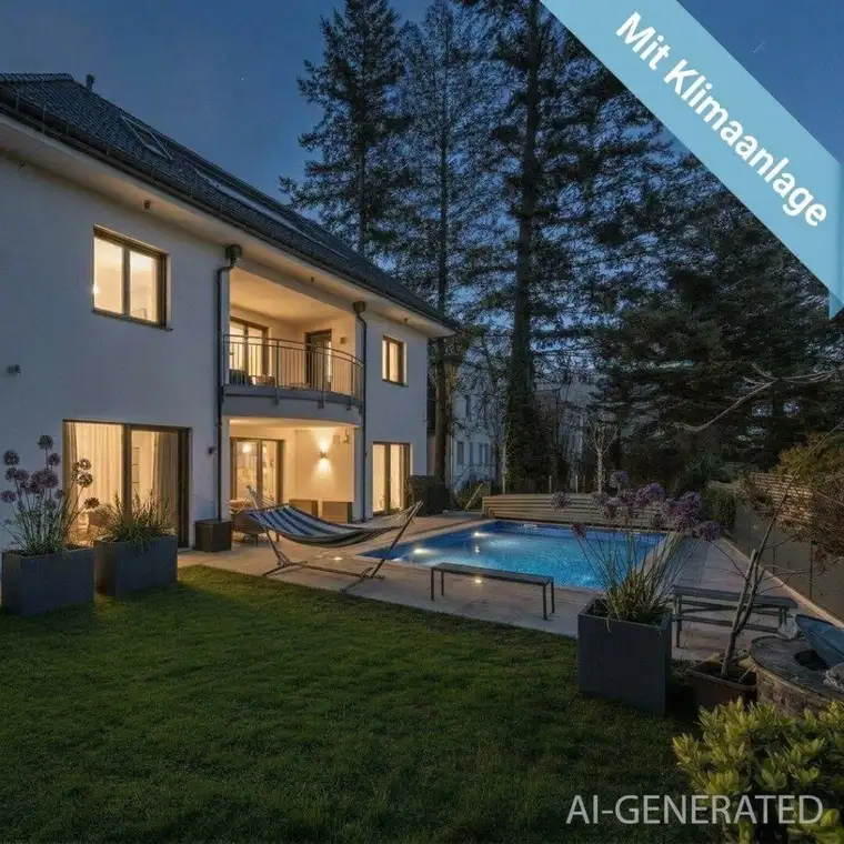 Großzügige High-End-Familienvilla der Extraklasse. - Spacious, high-end family villa of the highest class.