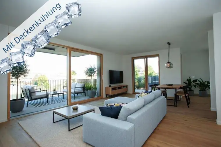 Großzügig Leben mit DECKENKÜHLUNG auf 108 m² mit 30 m² Freifläche - Jetzt auch mit Küchen-Gutschein! - ERSTBEZUG.