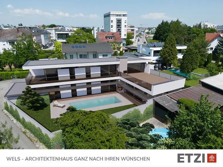 ***WELS, Wiesenstraße*** LUXUS-ARCHITEKTENHAUS – JETZT DESIGNEN!