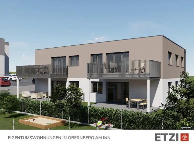  Eigentumswohnung mit Garten in Obernberg am Inn um € 317.900,- schlüsselfertig 
