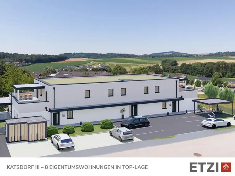Wohnen auf der Sonnenseite in Katsdorf - Gartenwohnung schlüsselfertig ab € 327.800,-