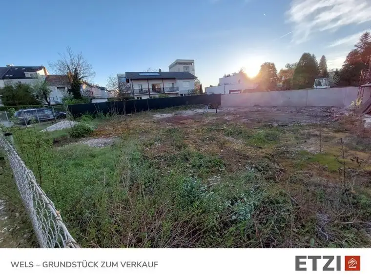 TOP-GRUNDSTÜCK – Mitten in Wels – 694 m² Bauland