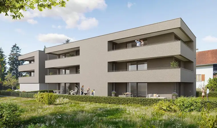 2-Zimmer-Terrassenwohnung mit Westausrichtung