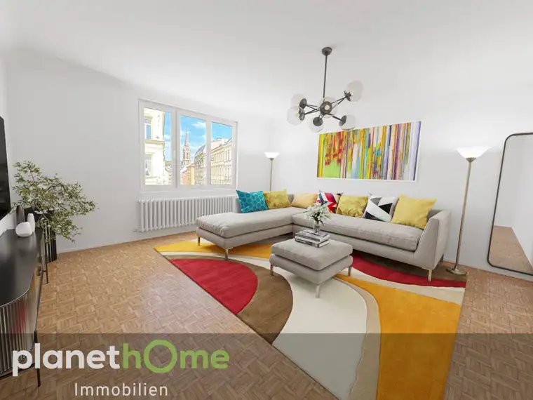 Sehr sympathische 2-Zimmer-Wohnung mit Weitblick in absoluter Bestlage!