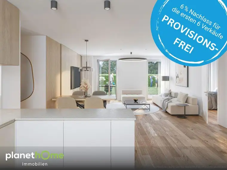 Provisionsfreie Gartenwohnung