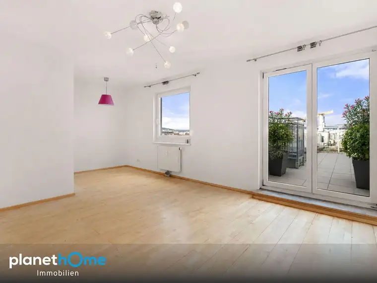 Wohnen über den Dächern Wiens: Großzügige Maisonette mit Dachterrasse und Weitblick