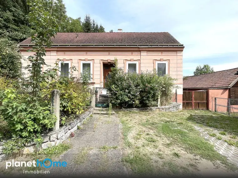 Robustes Haus auf großzügigem Grundstück